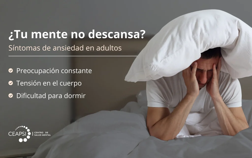 Psicología adultos para ansiedad y dificultad para dormir con apoyo profesional en bienestar emocional
